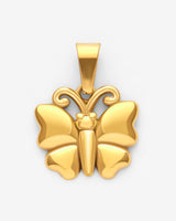 3D Butterfly Pendant - Gold