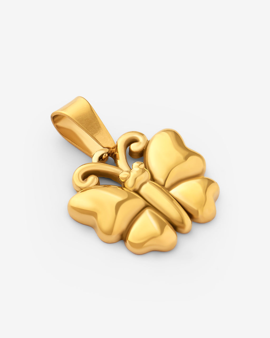 3D Butterfly Pendant Gold Cernucci