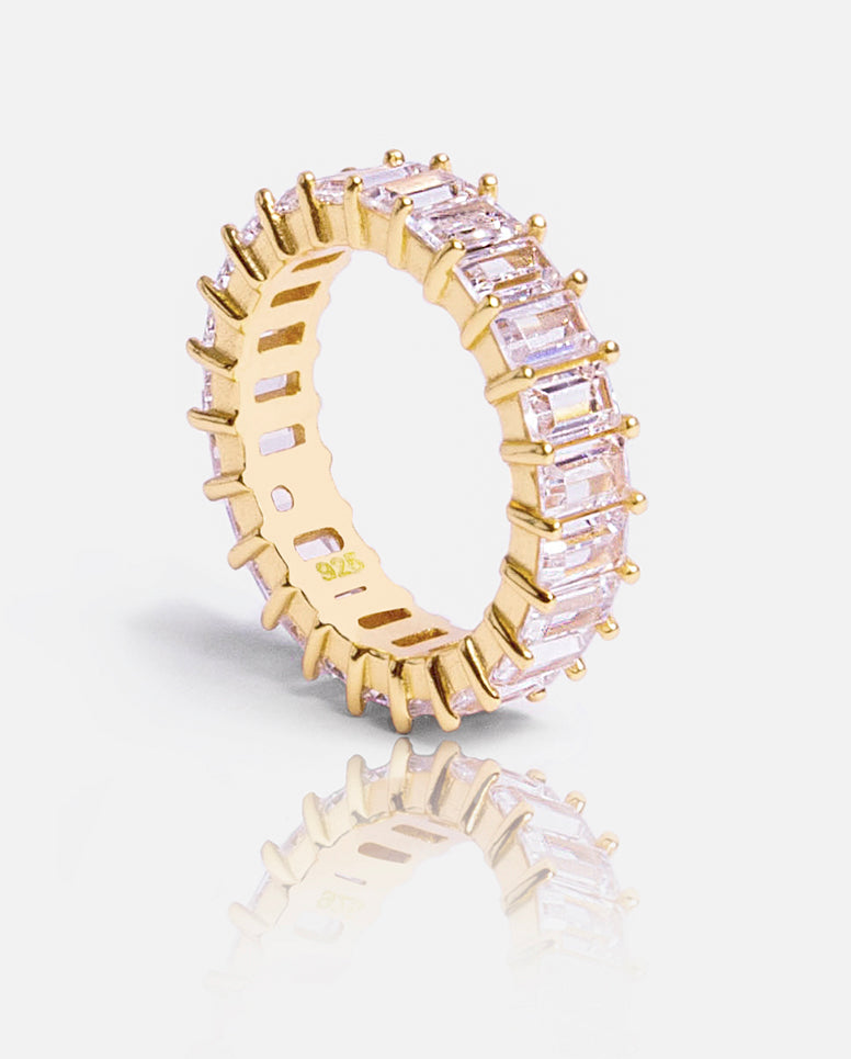 Baguette-Ring - Gold - 5mm