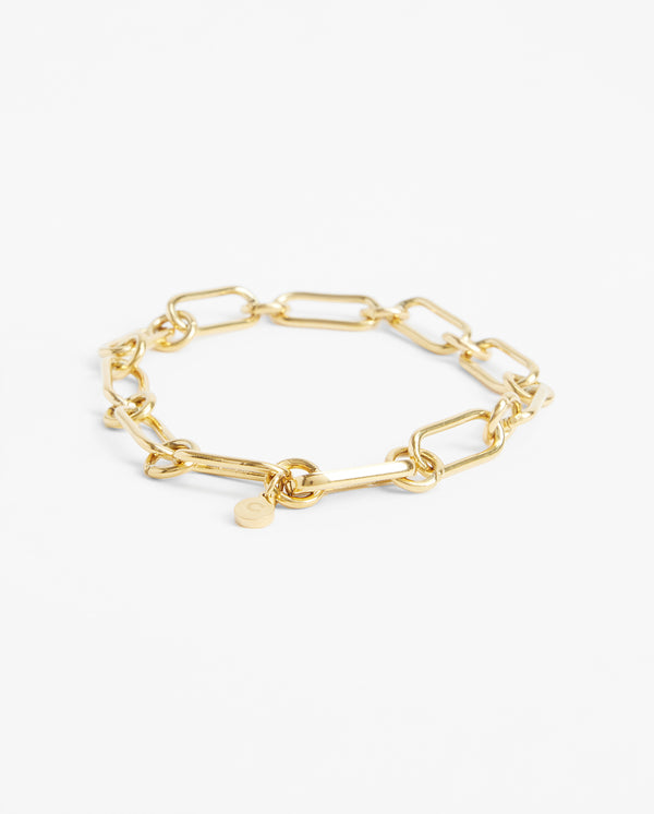 Chunky Chain Link Bracelet - Gold