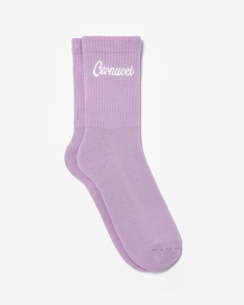 Cernucci Logo Socks - Lavender