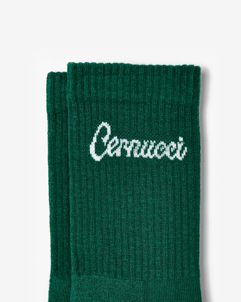Cernucci Logo Socks - Racing Green
