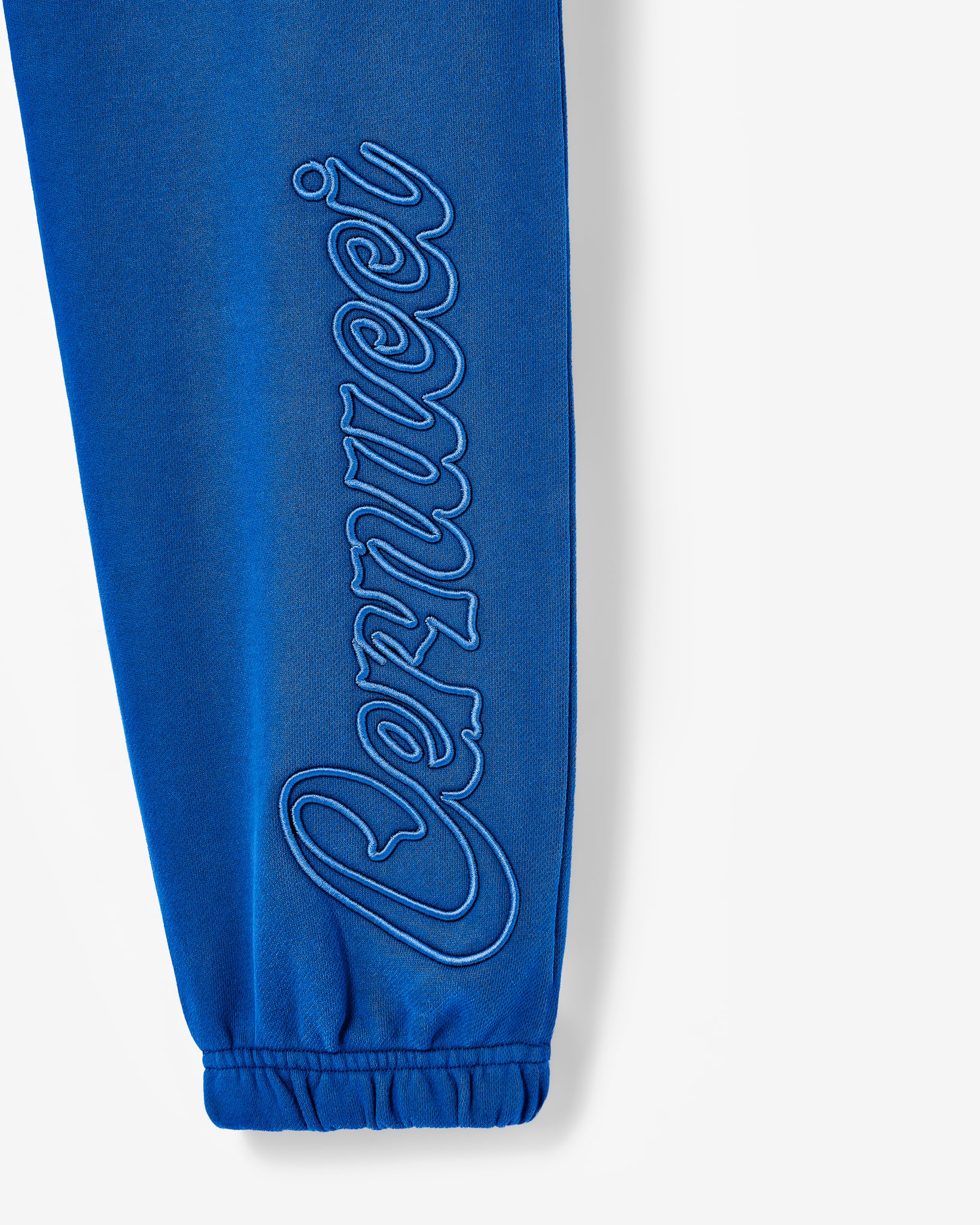 Cernucci – Jogginghose mit Stickerei – Kobaltblau