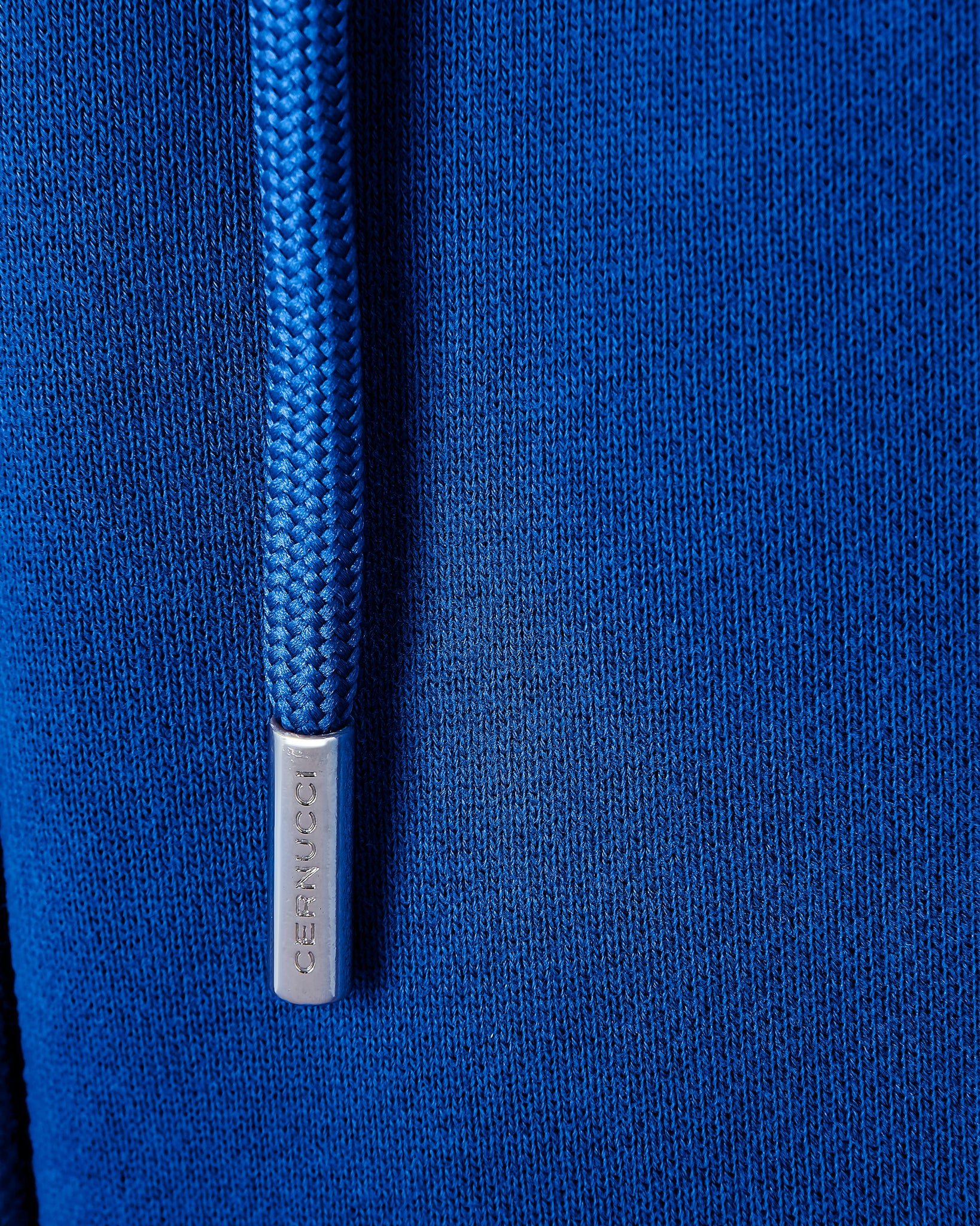 Cernucci – Jogginghose mit Stickerei – Kobaltblau
