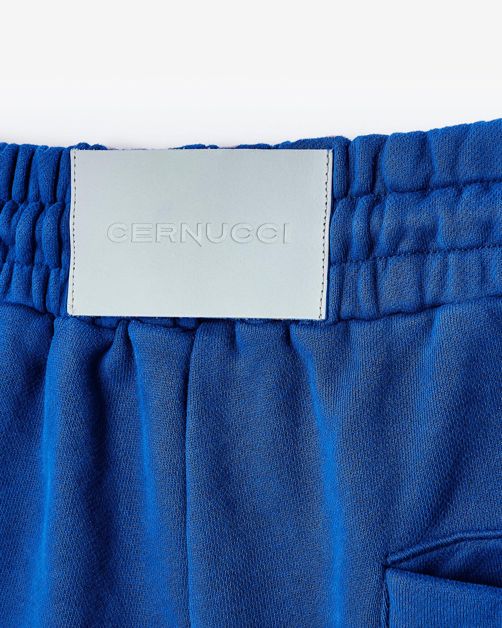 Cernucci – Jogginghose mit Stickerei – Kobaltblau