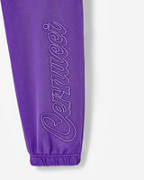 Cernucci Embroidered Jogger - Purple