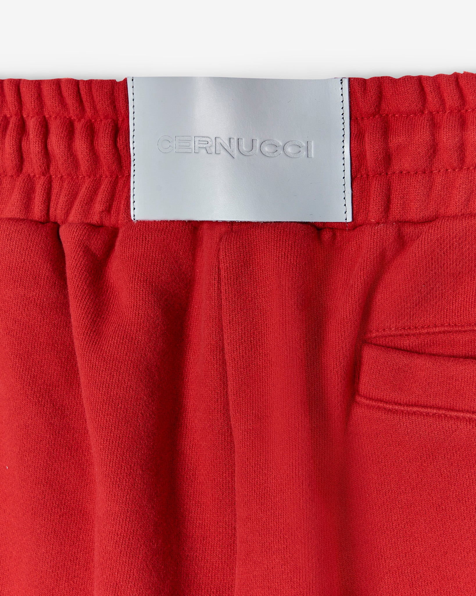 Cernucci – Bestickte Jogginghose – Rot