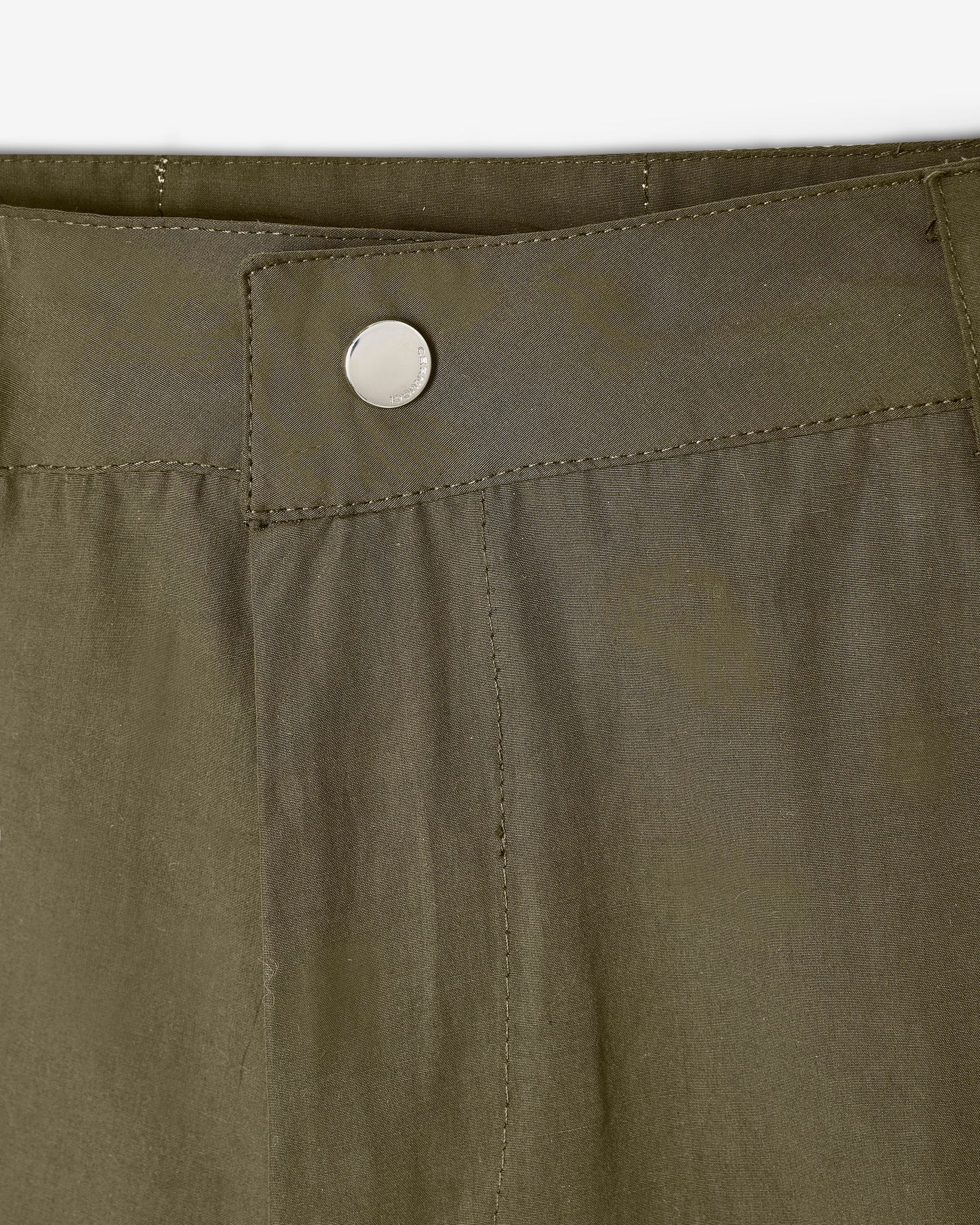 Gewebte Cargohose - Khaki 