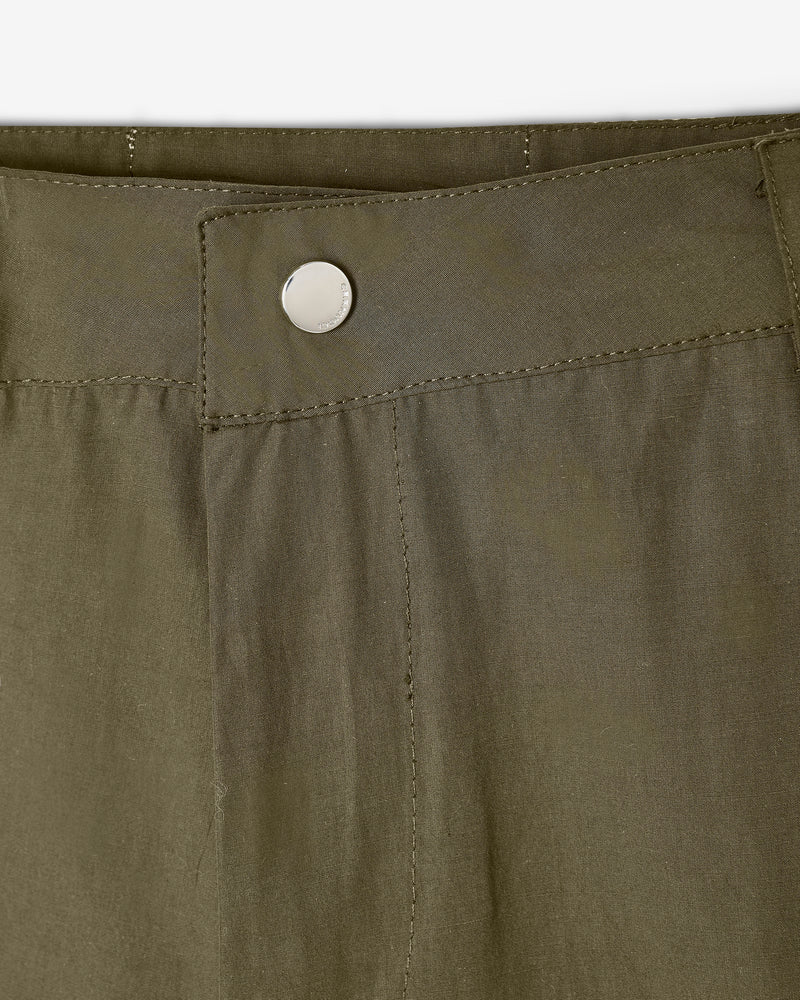 Gewebte Cargohose - Khaki 