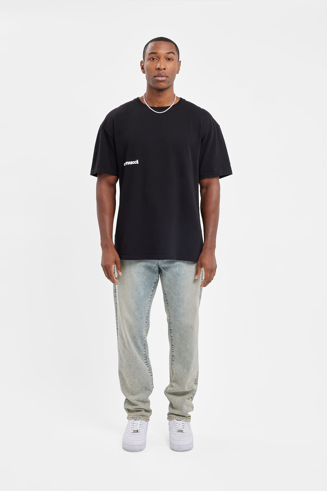 Das Leben ist gut Cherub T-Shirt - Schwarz