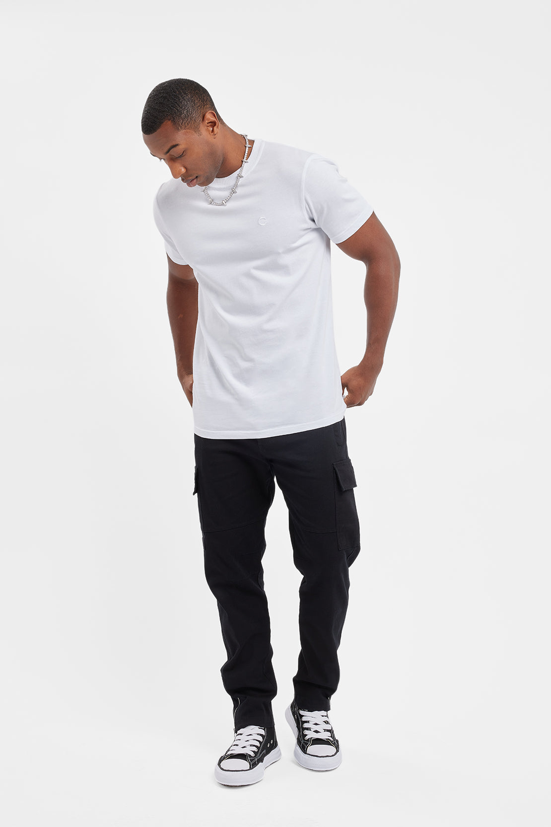 Slim Fit C T-Shirt - Weiß