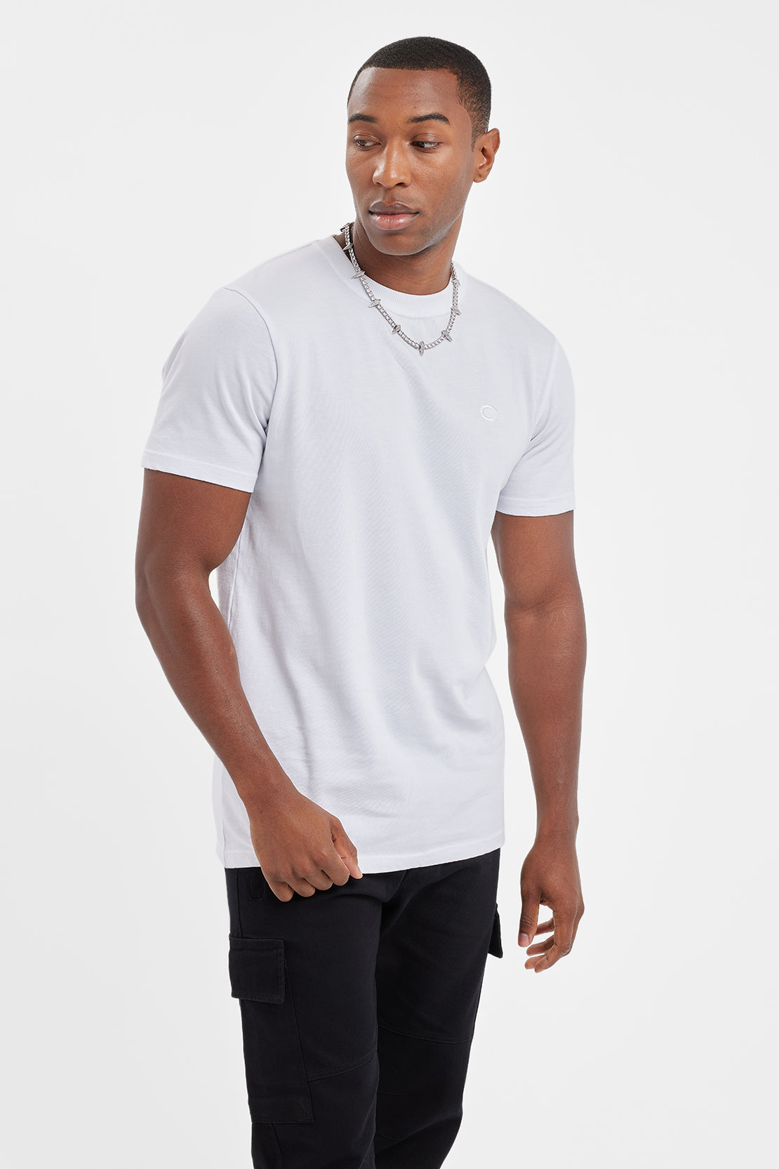 Slim Fit C T-Shirt - Weiß