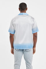 Cernucci Satin Ombre Shirt - Ecru