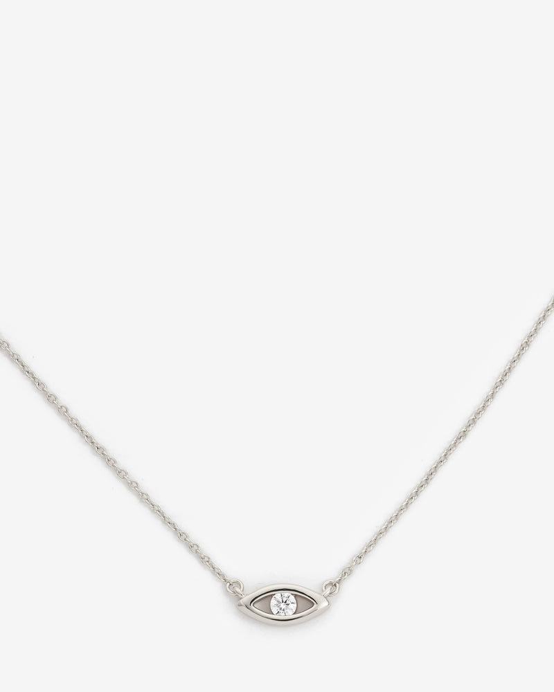 Iced Mini Evil Eye Necklace