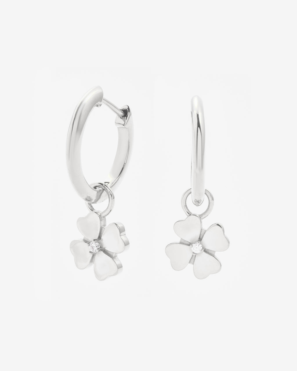 Flower Hoop Earrings Cernucci