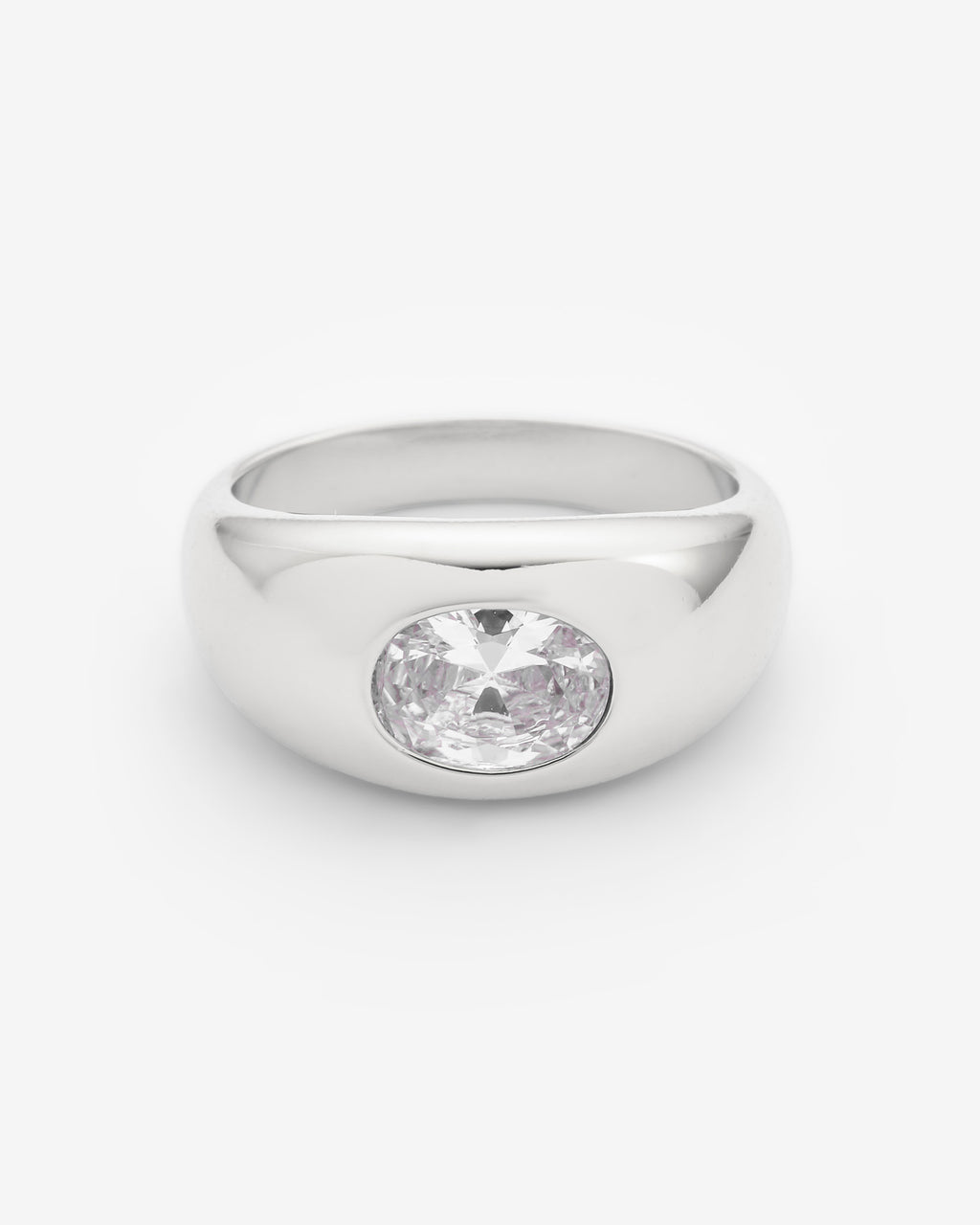 Gemstone Dome Ring 10mm