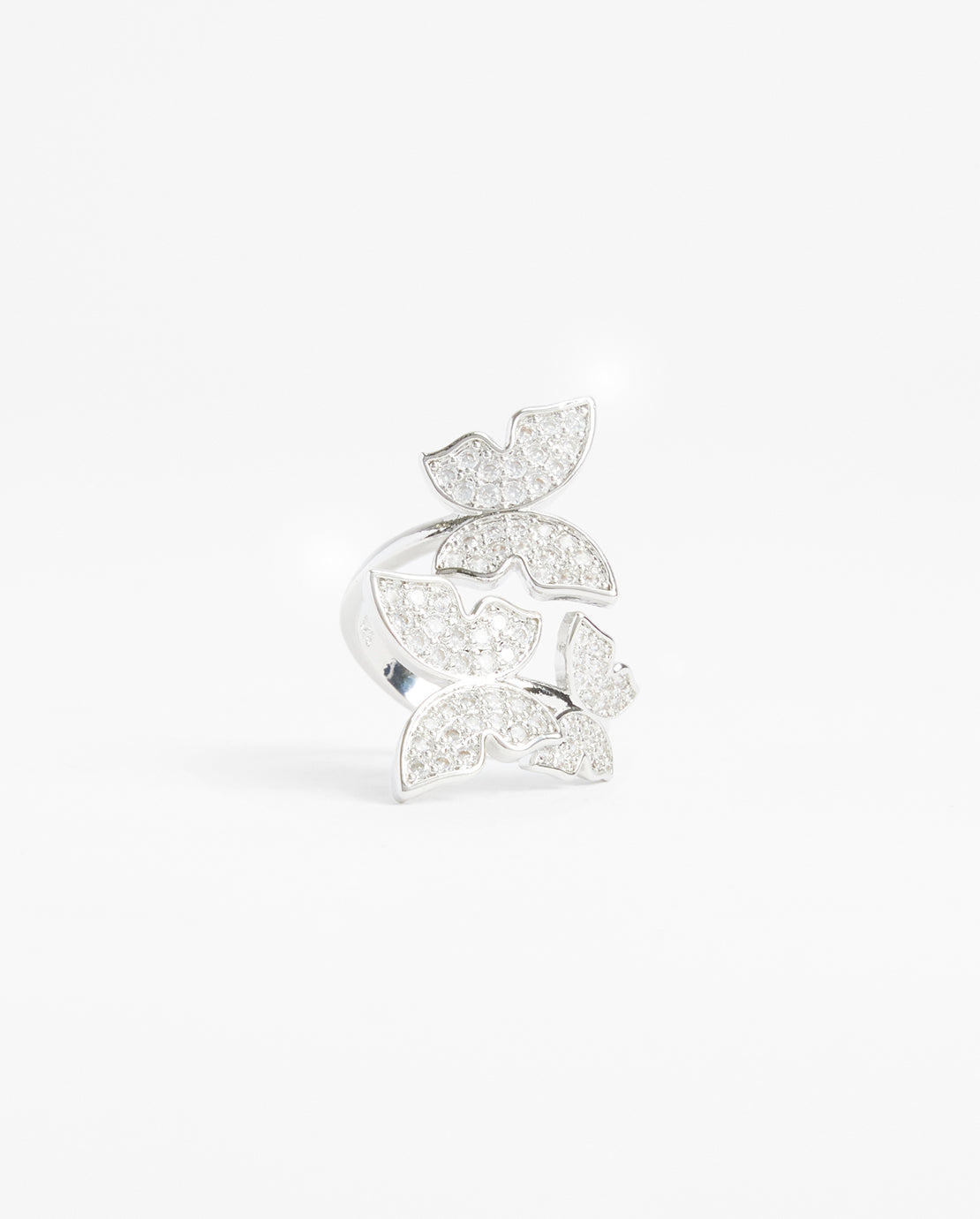 Iced Butterfly Ring