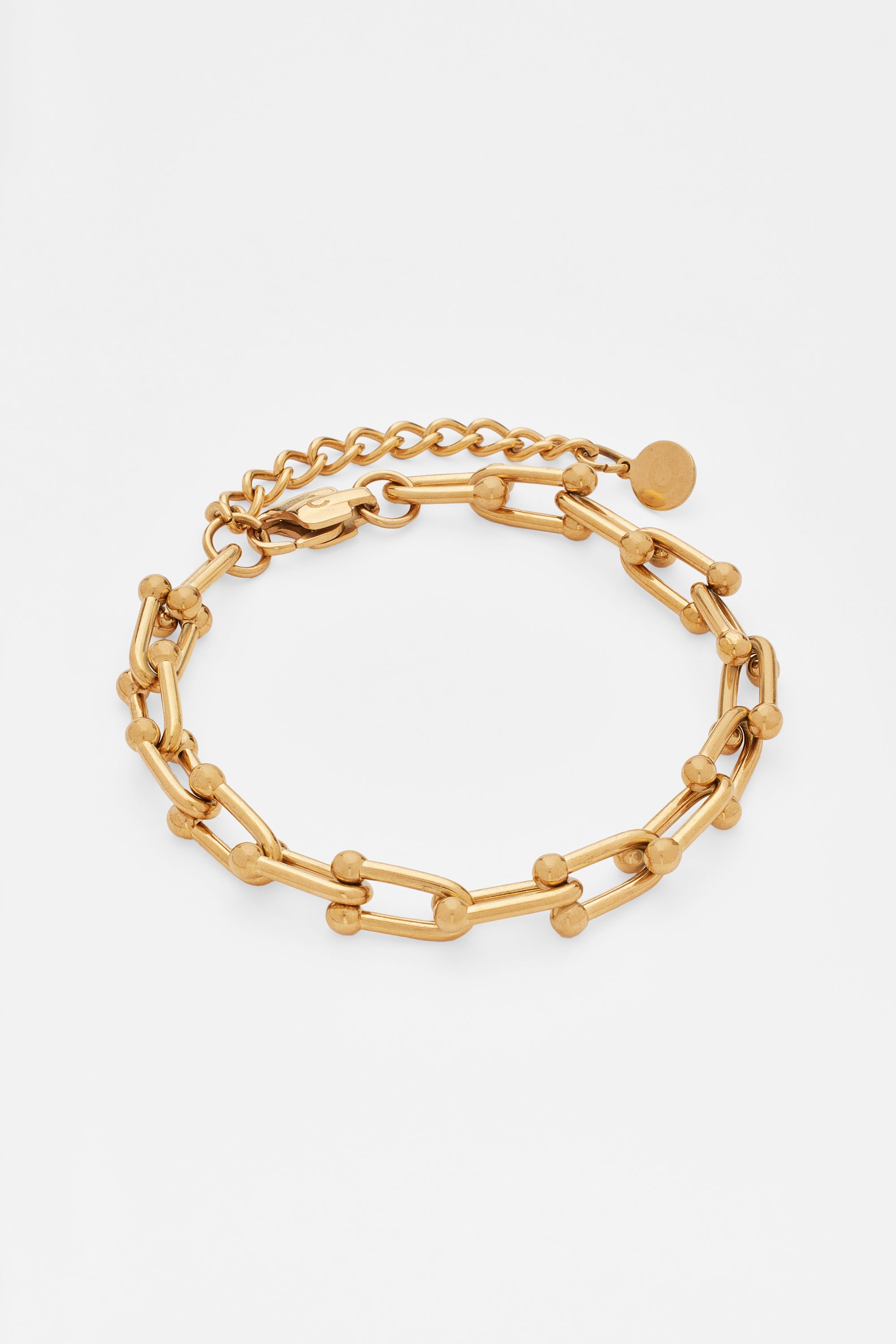 Industrial Link Bracelet - Gold – Cernucci