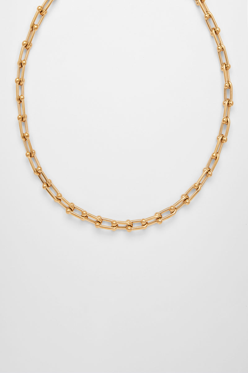 Industrial Link Chain - Gold