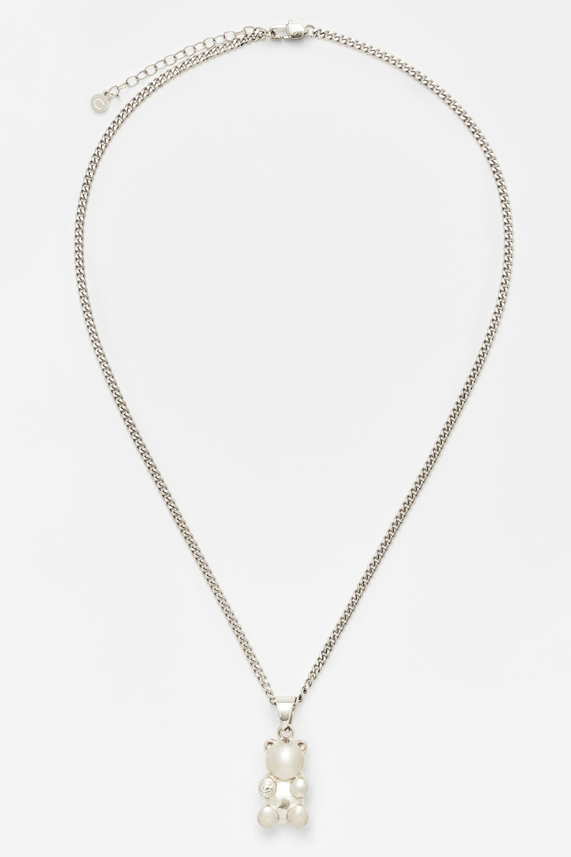 3mm Cernucci Bear Cuban Chain Necklace