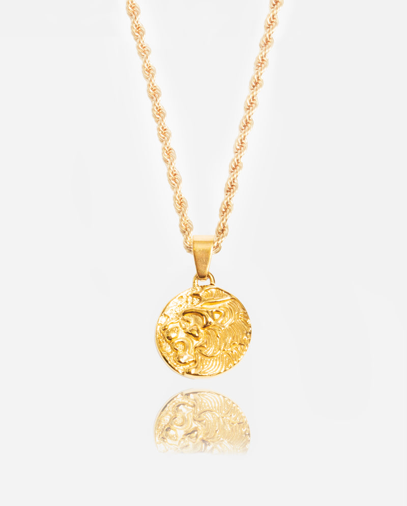 Lion Pendant - Gold