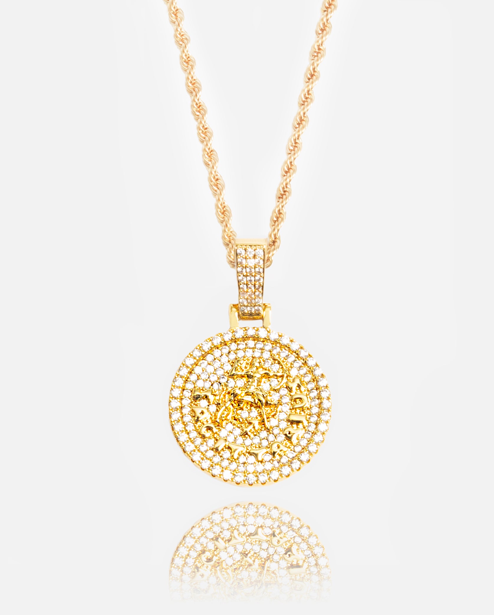 Sagittarius Zodiac Pendant - Gold