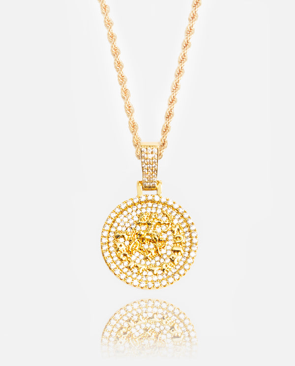 Sagittarius Zodiac Pendant - Gold