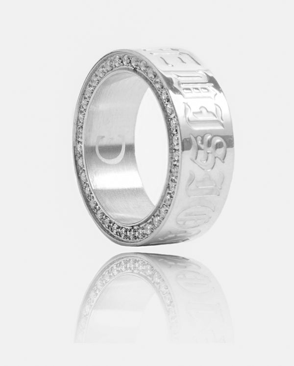 Loyal to the Vision Ring - White Gold