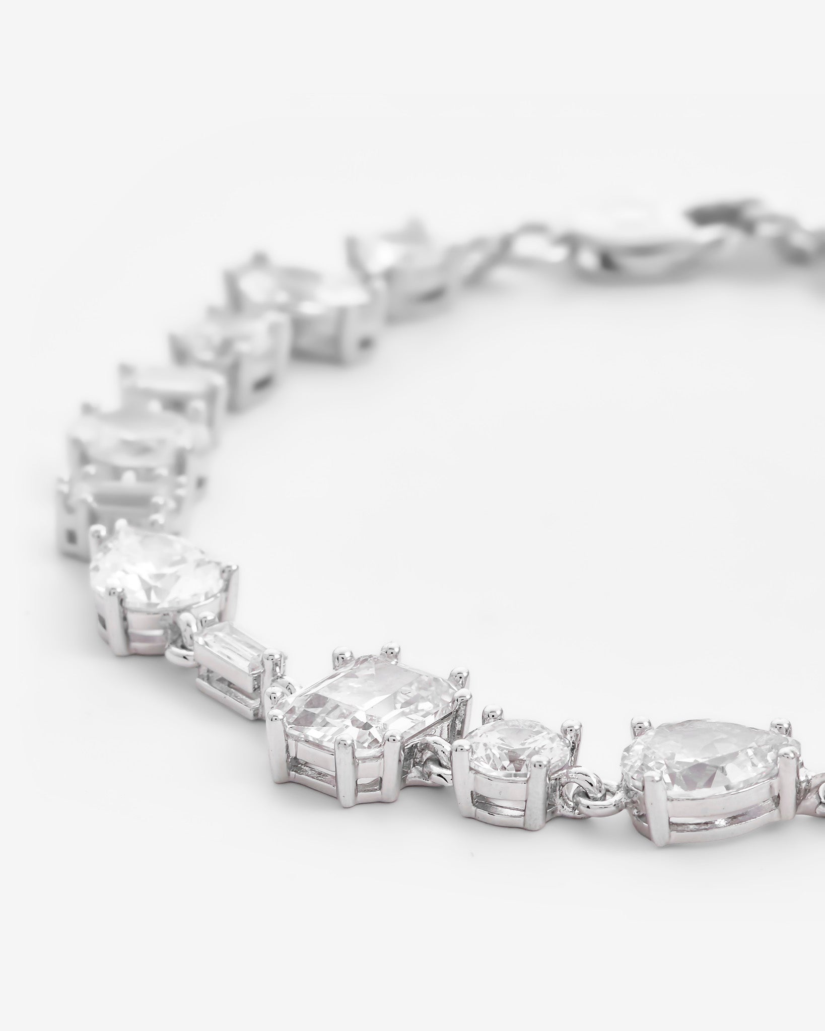 Tennisarmband mit gemischten Formen