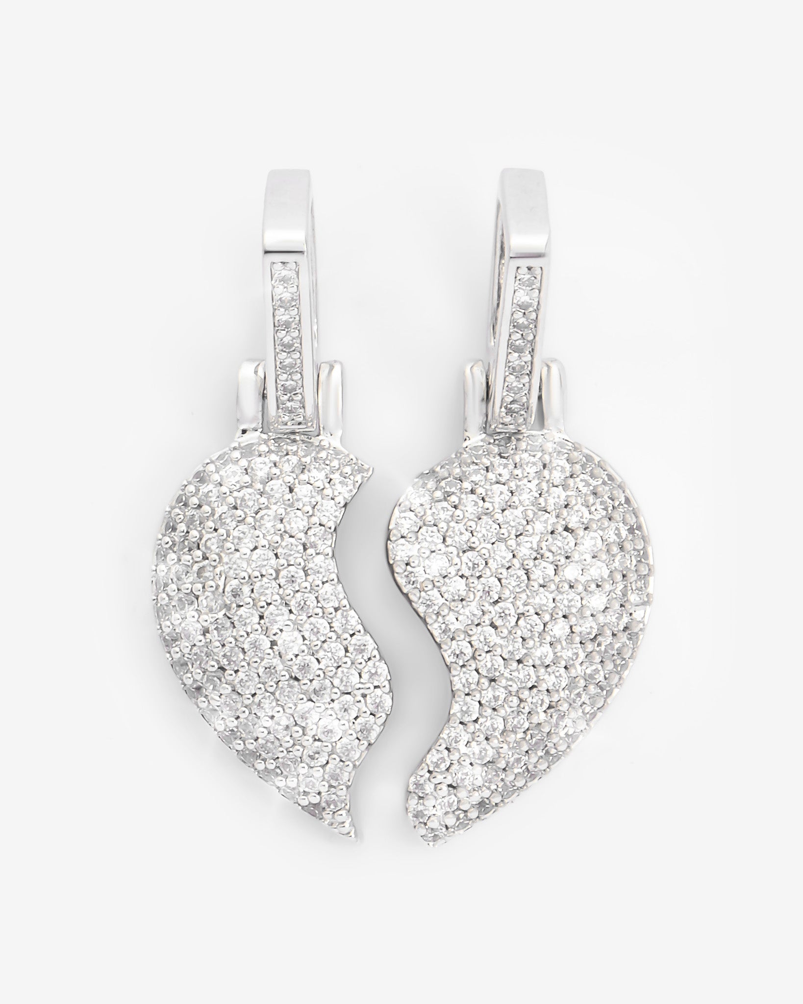 Eisiger Halbherz-Anhänger