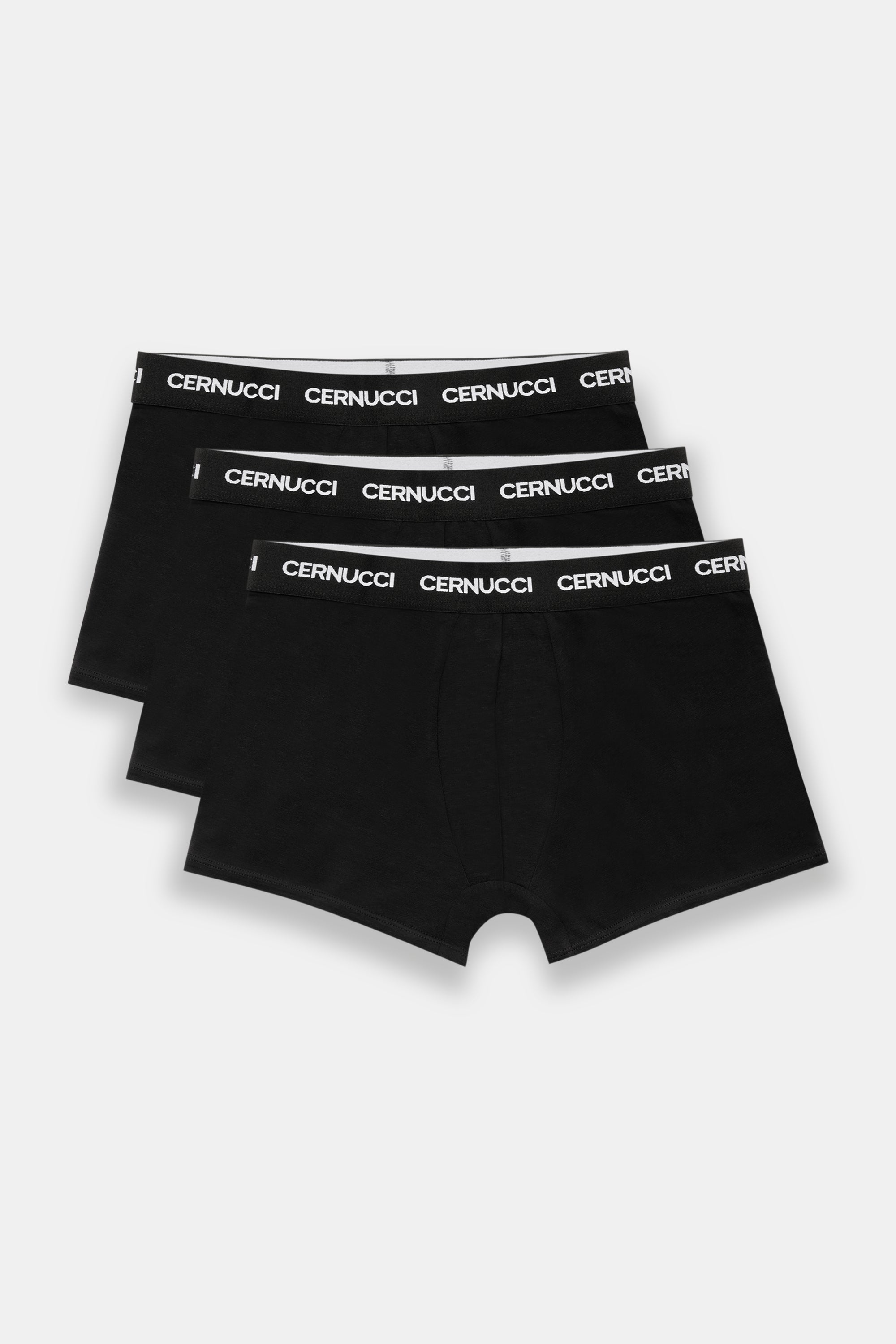 Cernucci Boxershorts 3er-Pack - Schwarz