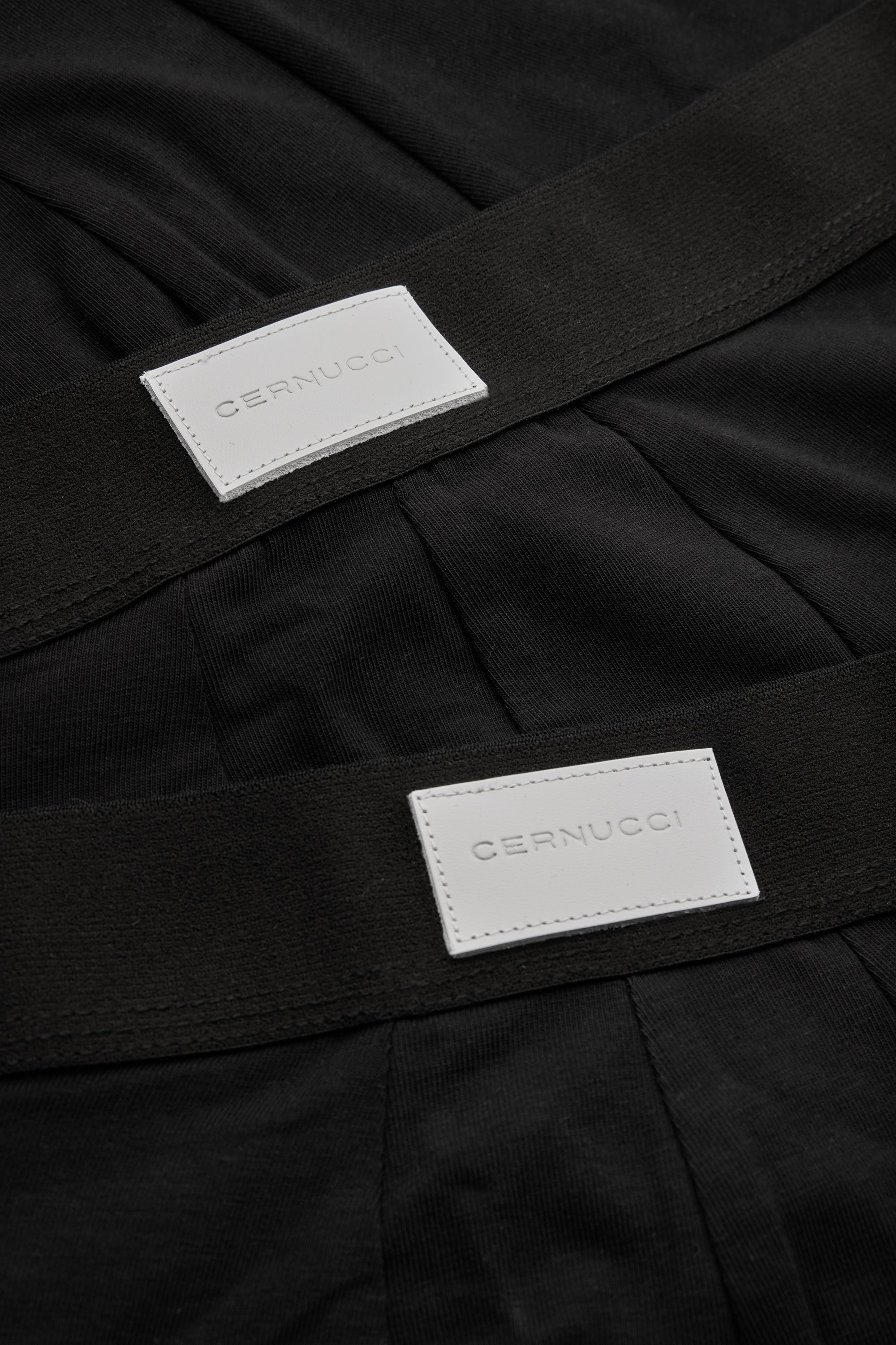 Cernucci PU Tab Boxershorts 3er-Pack - Schwarz