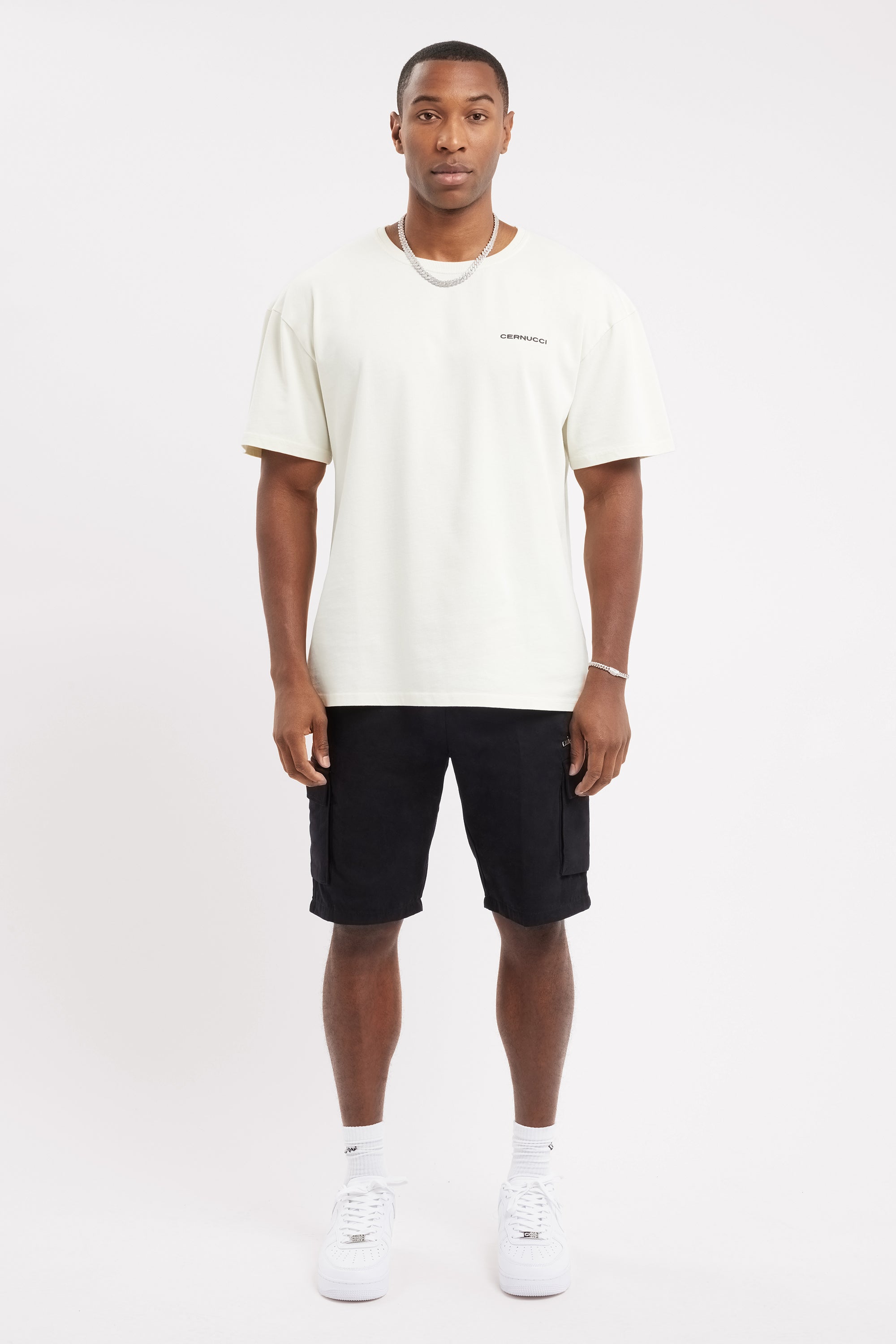 Oversized Palm T-Shirt - Cream – Cernucci