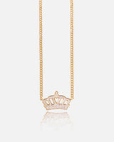 Crown Necklace - Gold - Cernucci