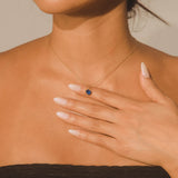 Gemstone Necklace - Sapphire - Cernucci