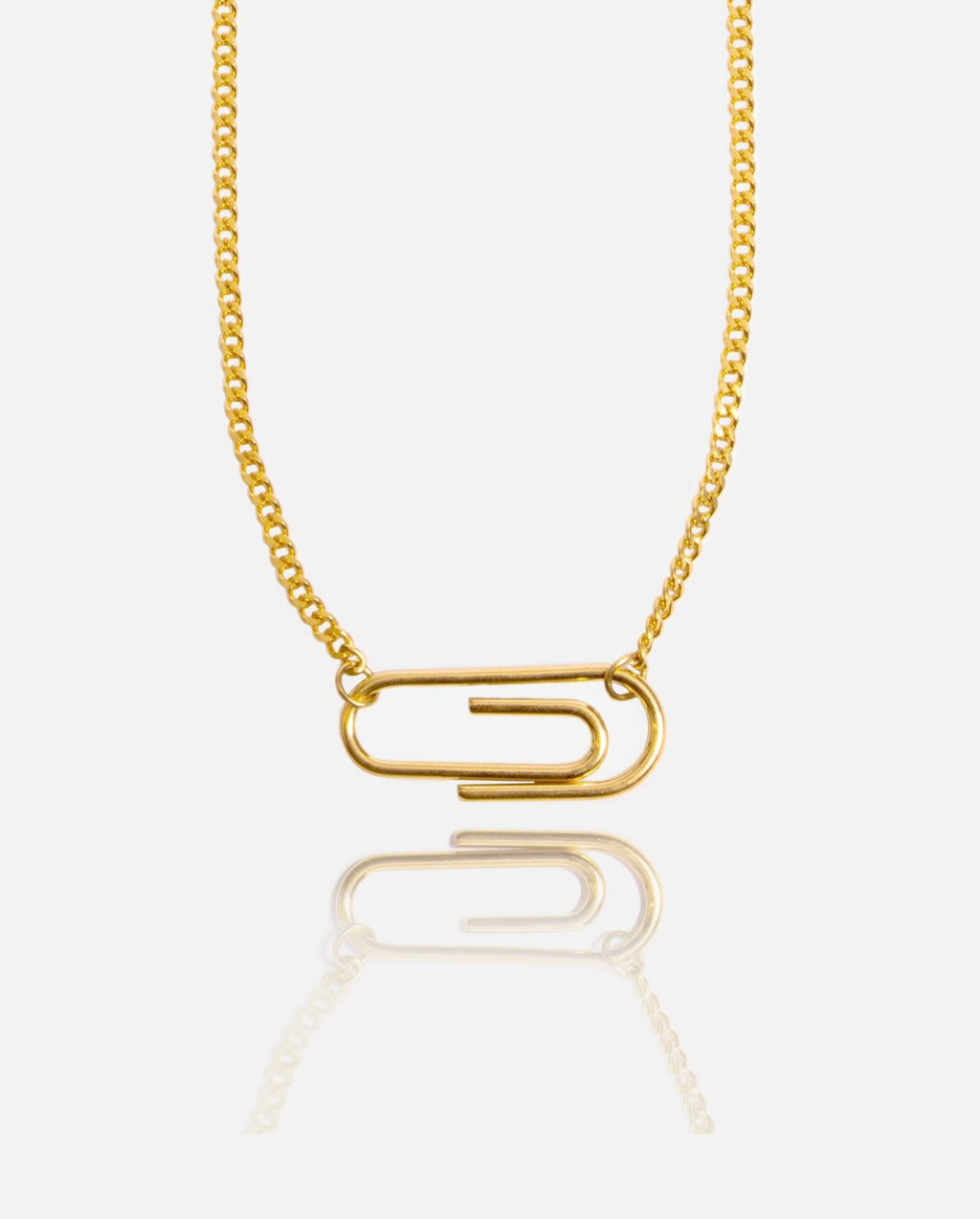 Paperclip Necklace 16″ – David Levy Diamonds and Fine Jewels