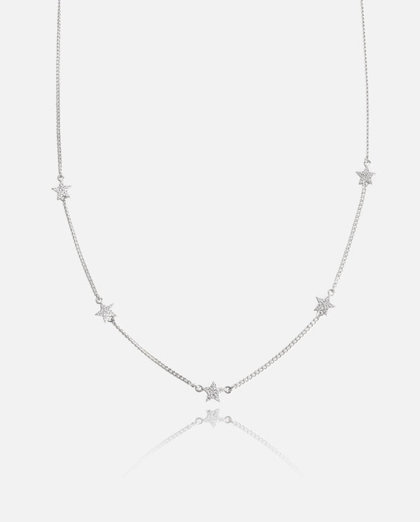 Star Necklace - White Gold - Cernucci